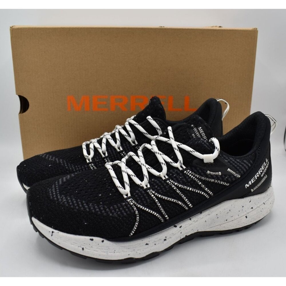 Merrell Bravada 2 Hiking Shoes Women 10.5 Black White New Waterproof